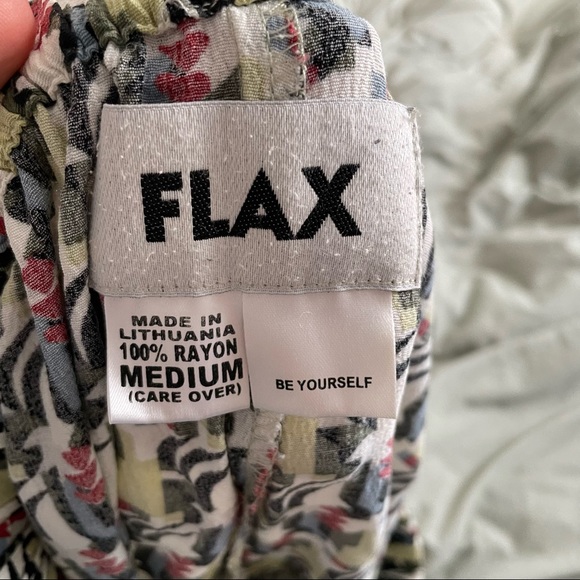 Flax Rayon High Waisted Summer Cropped Pant - Picture 6 of 6